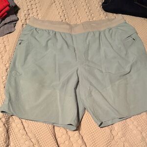 lululemon athletica Men's Soft Blue Athletic Shorts